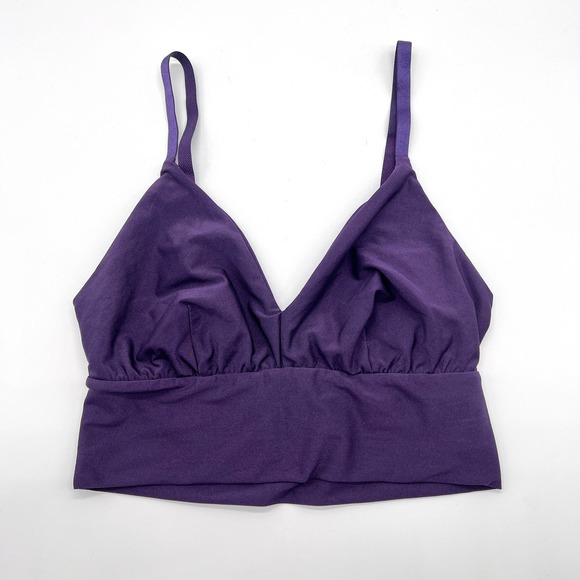 COMMANDO Bralettes Womens Small Purple Set of 2 Butter Comfy Long line Bralette - Picture 8 of 12